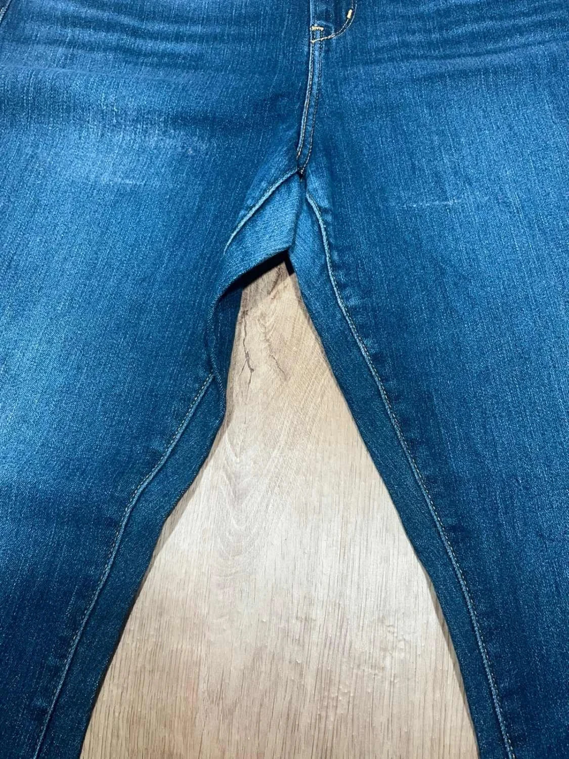 Jean Levi's Mid-Rise Straight Taille W33 L32 Prepy Bleu Foncé Lvf 006 – photo 4